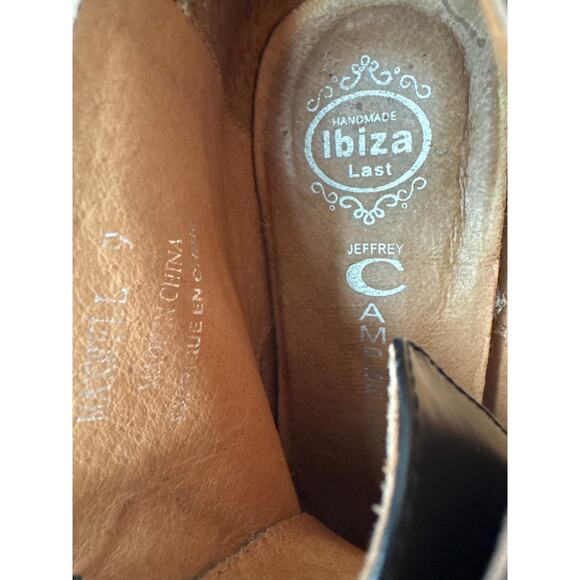 Jeffrey Campbell Ibiza Maxwell Boxxy heeled leather lace up ankle boots  9 - Picture 10 of 12